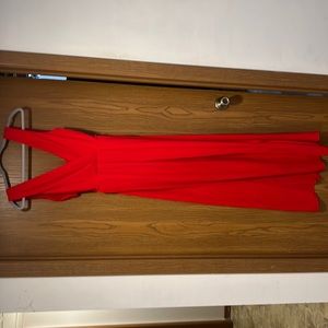 Never wore long red dress. Pet free smoke free home